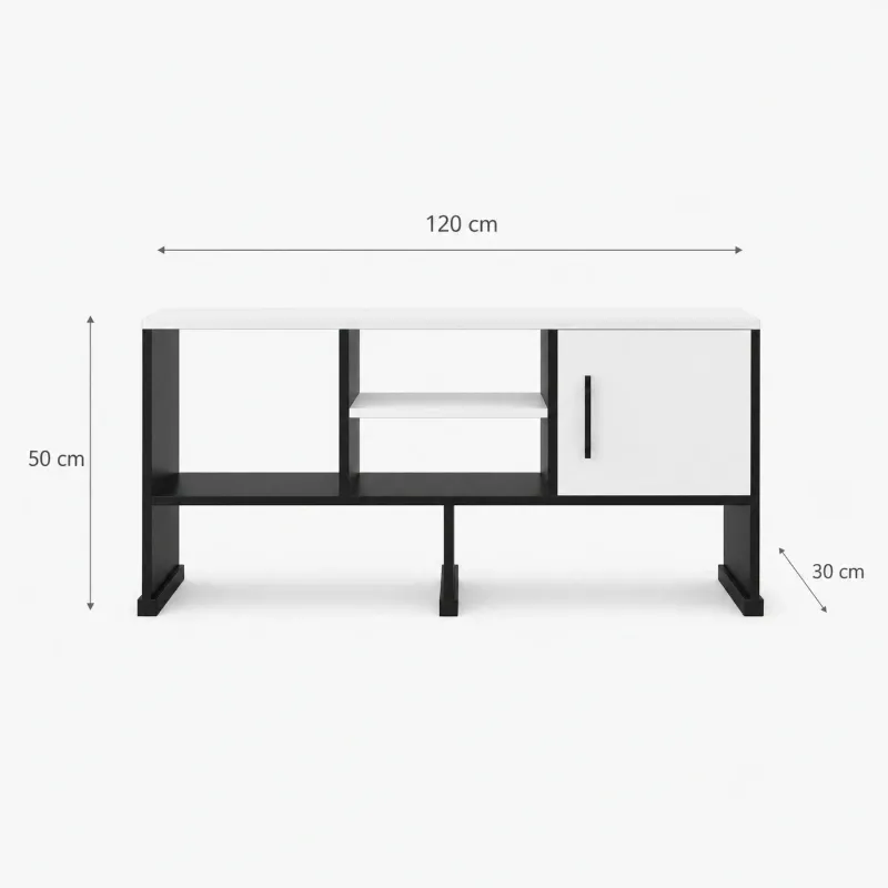 Mueble bajo TV en MDF hidrófugo MBT-06