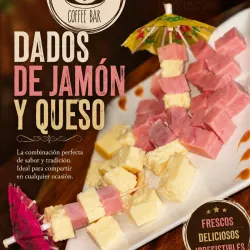 Dados de Jamón y Queso Gouda 