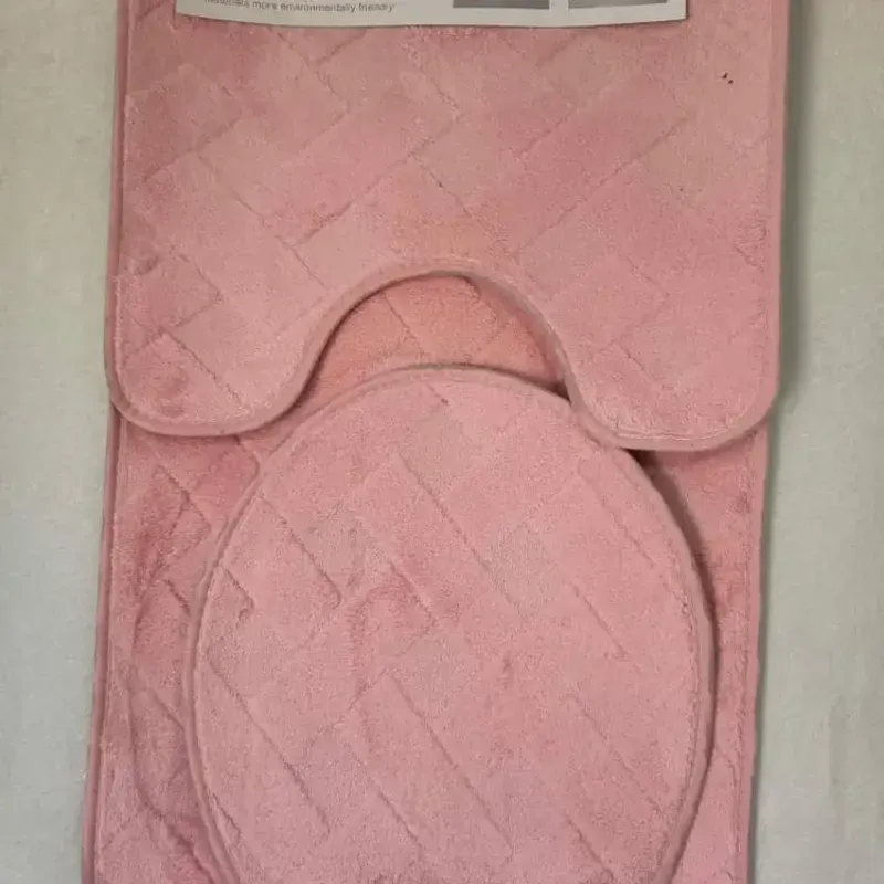 Alfombra de baño 3 piezas