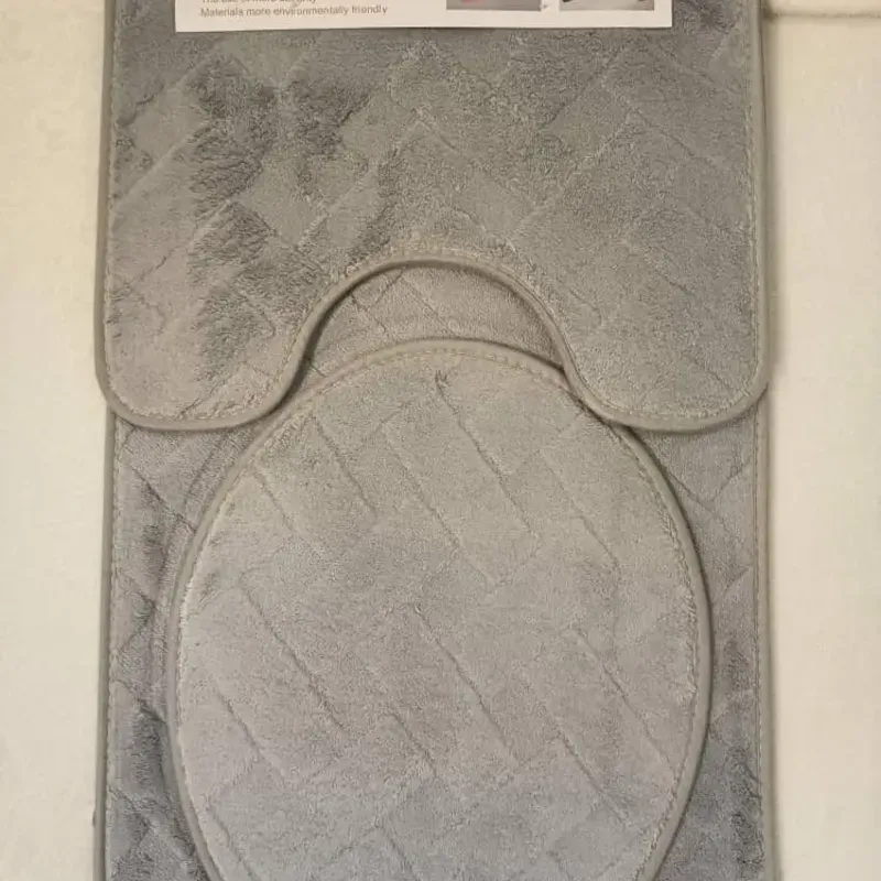 Alfombra de baño 3 piezas