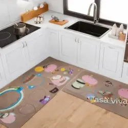 Alfombra de Cocina engomada CPTK-234