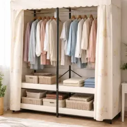 Clóset Armario de Tela con Estructura Metálica