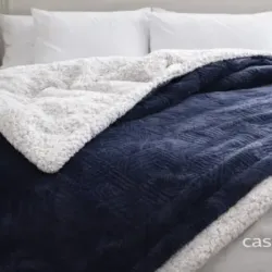 Colcha Sherpa reversible