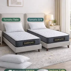 Colchón de resorte 110x200cm Dawang