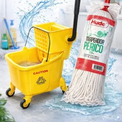 Fregona con palo y mopa