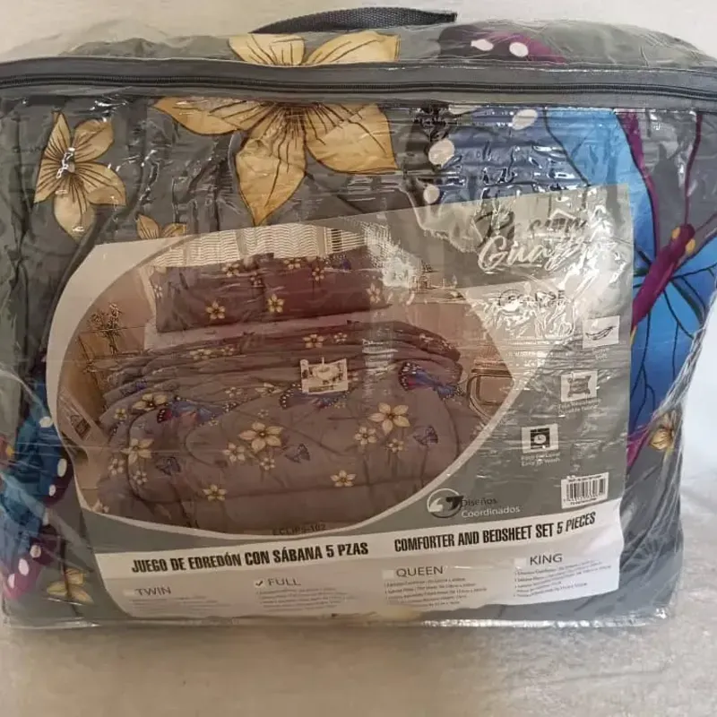 Juego de Edredón 5 piezas Full