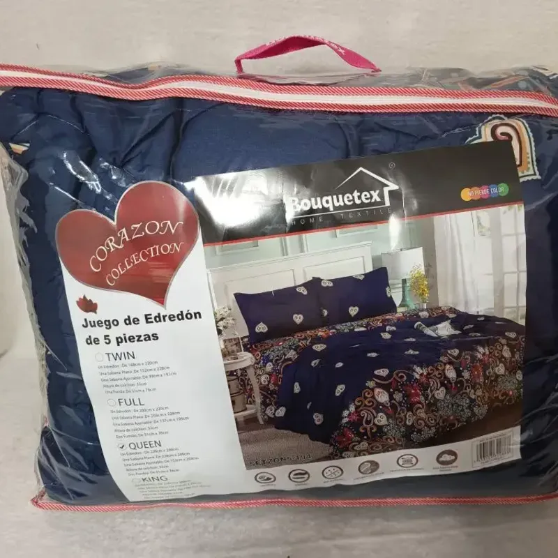 Juego de Edredón 5 piezas Queen