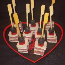 Montados de pastrami