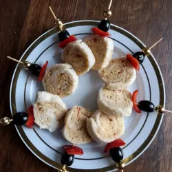 Rollitos de pollo al curry