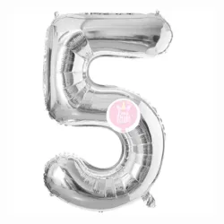 #5 plateado de 16"