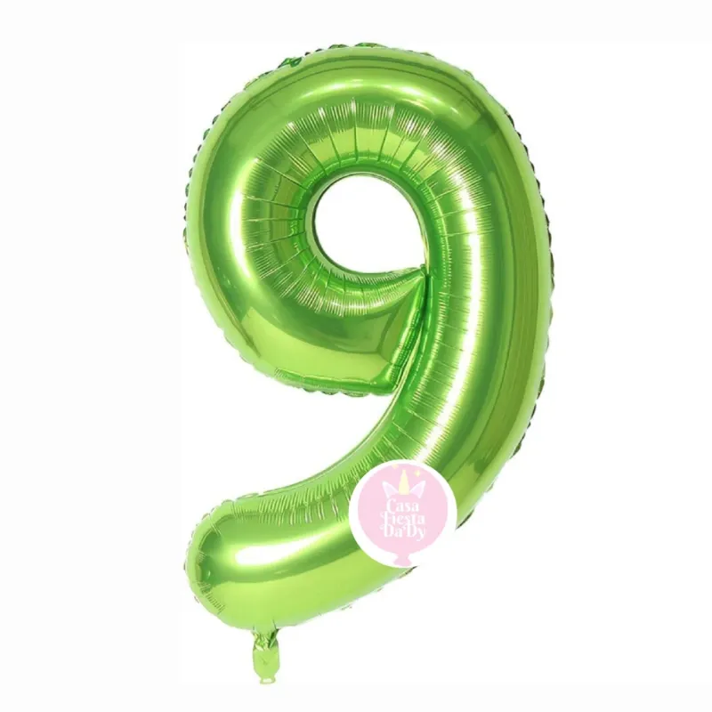 #9 verde de 32"