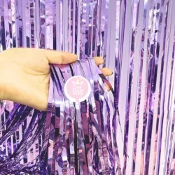 Cortina de lluvia lila