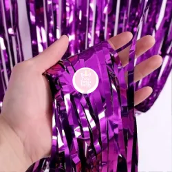 Cortina de lluvia morada