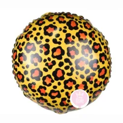 Globo con diseño de leopardo de 18"