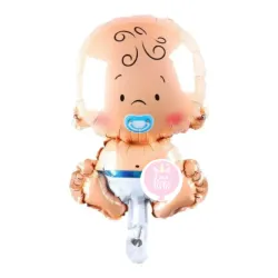 Globo de bebé azul de 14"