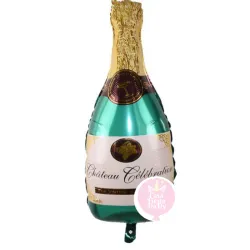 Globo de botella de champagne de 14"