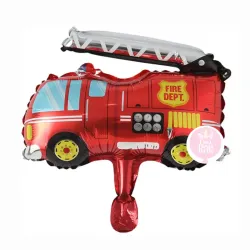 Globo de camión de bomberos de 14"