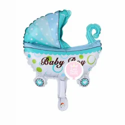 Globo de coche azul de 14"