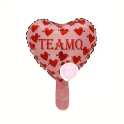 Globo de corazón con diseño de 5" 08