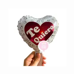 Globo de corazón con diseño de 5" 05