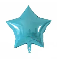 Globo de estrella azul claro