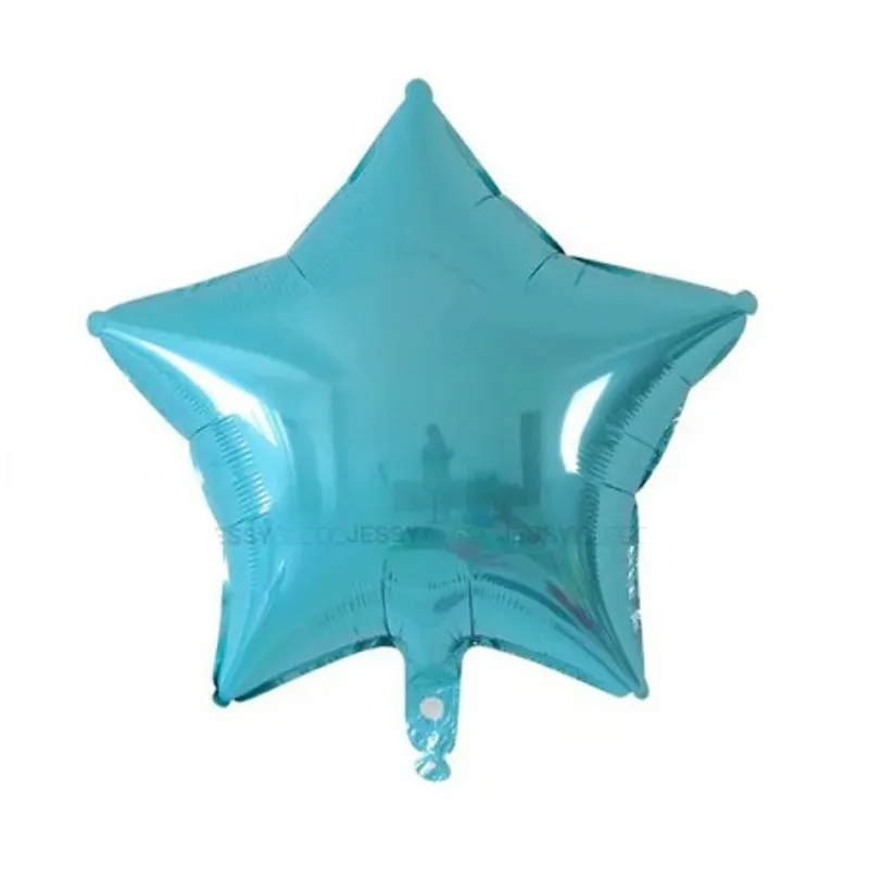 Globo de estrella azul claro