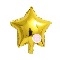 Globo de estrella dorado de 10"