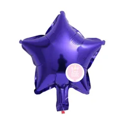 Globo de estrella morado de 10"