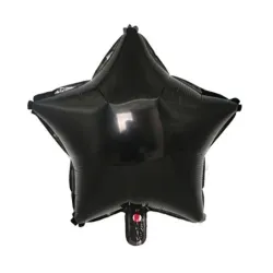 Globo de estrella negro