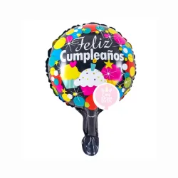 Globo de feliz cumpleaños de 10" 04