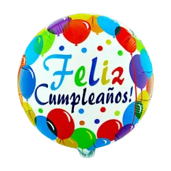 Globo de feliz cumpleaños de 18" 02
