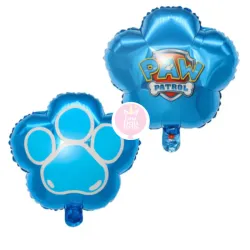 Globo de huella azul de 18"