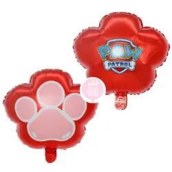 Globo de huella roja de 18"