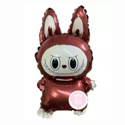 Globo de labubu carmelita de 14"