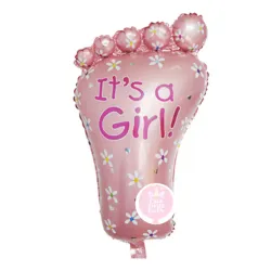 Globo de pie rosado de 14"