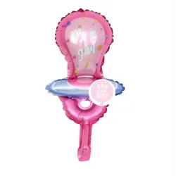 Globo de tete rosado de 14"