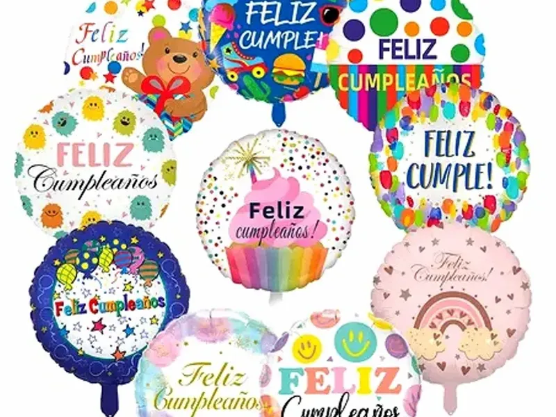 Globos de feliz cumpleaños 