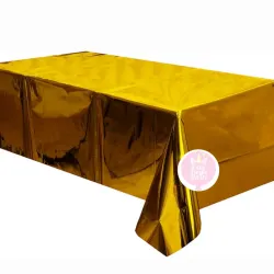Mantel cromado dorado