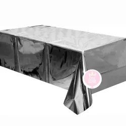 Mantel cromado plateado