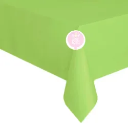 Mantel de nylon verde claro