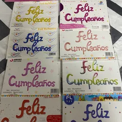 Set de feliz cumpleaños