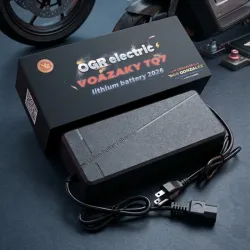 Cargador de moto o bicimoto marca Yoazaky (48 voltios)