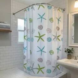 Cortina de baño (Estrellas de mar)