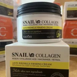 Crema de colágeno y baba de caracol