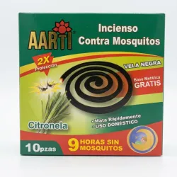 Inciensos espirales contra mosquitos (Citronela)