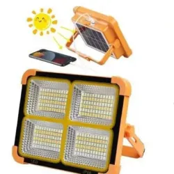 Lámpara recargable con panel solar