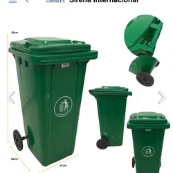Cestos de basura de 120 litros