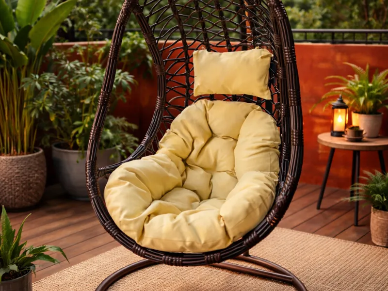 Columpios y hamacas colgantes