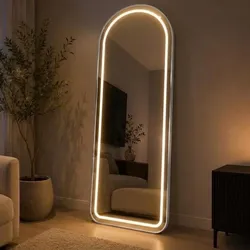 Espejo moderno con luz led