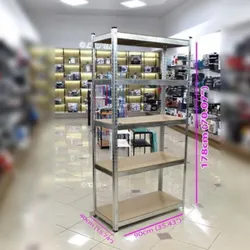 Estante de metal para negocio de 5 niveles